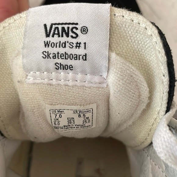 VANS High Top Sneakers Size 7 - Picture 11 of 11